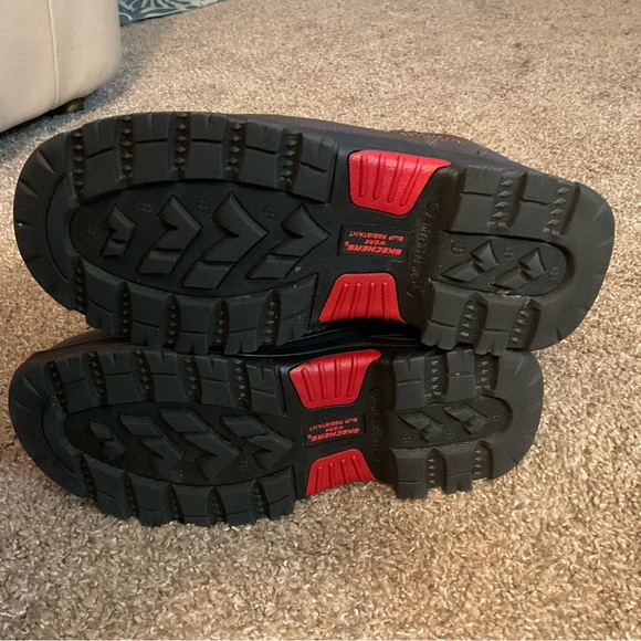 Skechers Brown Comp Toe Work Boot 9 Wide Fit - Picture 6 of 8